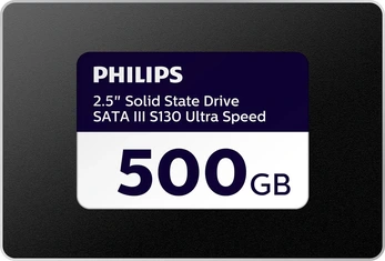 Philips S130 Ultra Speed Internal SSD 500GB, 2.5" / SATA 6Gb/s