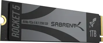 Sabrent Rocket 5 NVMe PCIe 5.0 1TB, M.2 2280 / M-Key / PCIe 5.0 x4