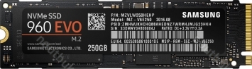 Samsung SSD 960 EVO 250GB, M.2