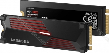 Samsung SSD 990 PRO 1TB, M.2, с радиатором