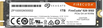 Seagate FireCuda 520 SSD 1TB, M.2 2280 / M-Key / PCIe 4.0 x4