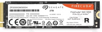 Seagate FireCuda 540 SSD + Rescue 2TB, M.2