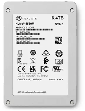 Seagate Nytro 5050 - 3DWPD 5550M Mixed Workloads 6.4TB, 2.5" / U.2 / PCIe 4.0 x4