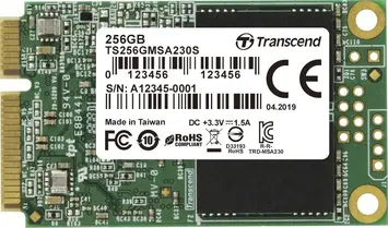 Transcend MSA230S 256GB, MO-300 / mSATA 6Gb/s