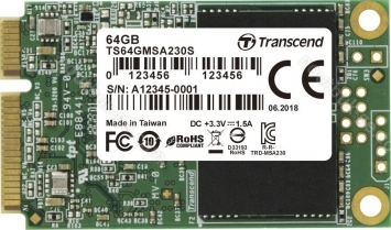 Transcend MSA230S 64GB, mSATA