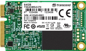 Transcend MSA370 64GB, MO-300 / mSATA 6Gb/s