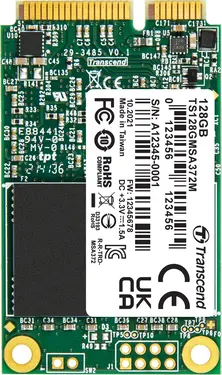 Transcend MSA372M 128GB, MO-300 / mSATA 6Gb/s