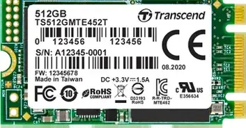 Transcend MTE452T SSD 512GB, M.2 2242 / B-M-Key / PCIe 3.0 x2