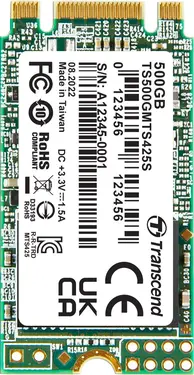 Transcend MTS425S SSD 500GB, M.2 2242 / B-M-Key / SATA 6Gb/s