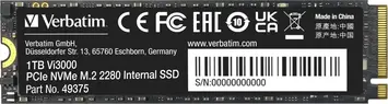 Verbatim Vi3000 PCIe NVMe SSD 1TB, M.2 2280 / M-Key / PCIe 3.0 x4