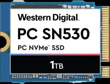 Western Digital PC SN530 NVMe SSD 256GB, M.2 2230 / M-Key / PCIe 3.0 x4