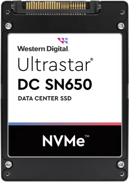 Western Digital Ultrastar DC SN650 - 1DWPD 15.36TB, ISE, 2.5" / U.3 / PCIe 4.0 x4