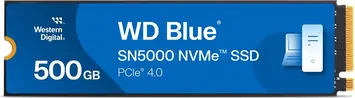 Western Digital WD Blue SN5000 NVMe SSD 500GB, M.2 2280 / M-Key / PCIe 4.0 x4