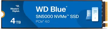 Western Digital WD Blue SN5000 NVMe SSD 4TB, M.2 2280 / M-Key / PCIe 4.0 x4