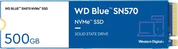 Western Digital WD Blue SN570 NVMe SSD 500GB, M.2 2280 / M-Key / PCIe 3.0 x4