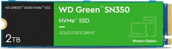 Western Digital WD Green SN350 NVMe SSD 2TB, M.2 2280 / M-Key / PCIe 3.0 x4
