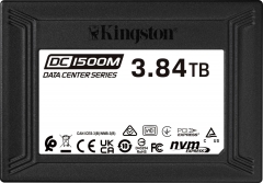 Kingston DC1500M Data Center Series Mixed-Use SSD - 1DWPD 3.84TB, U.2