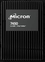 Micron 7450 PRO - 1DWPD Read Intensive 3.84TB, 512B, U.3 15mm