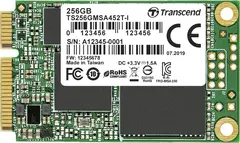 Transcend Industrial MSA452T-I SSD 256GB, MO-300 / mSATA 6Gb/s