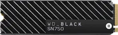 Western Digital WD_BLACK SN750 NVMe SSD 500GB, M.2 2280 / M-Key / PCIe 3.0 x4, с радиатором, retail