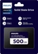 Philips S130 Ultra Speed Internal SSD 500GB, 2.5" / SATA 6Gb/s