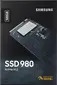 Samsung SSD 980 500GB, M.2 2280 / M-Key / PCIe 3.0 x4