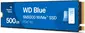 Western Digital WD Blue SN5000 NVMe SSD 500GB, M.2 2280 / M-Key / PCIe 4.0 x4