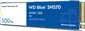 Western Digital WD Blue SN570 NVMe SSD 500GB, M.2 2280 / M-Key / PCIe 3.0 x4