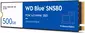 Western Digital WD Blue SN580 NVMe SSD 500GB, M.2 2280 / M-Key / PCIe 4.0 x4