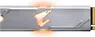 GIGABYTE AORUS RGB M.2 NVMe SSD 256GB, M.2 2280 / M-Key / PCIe 3.0 x4, Kühlkörper
