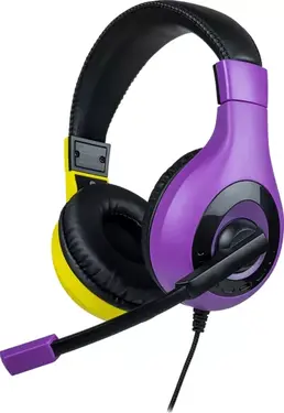 BigBen stereo Gaming headset V1 for switch purple/yellow