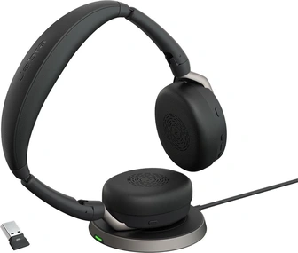 Jabra Evolve2 65 Flex USB-A MS incl. wireless Charging Pad
