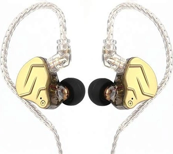 KZ ZSN Pro X с микрофоном gold
