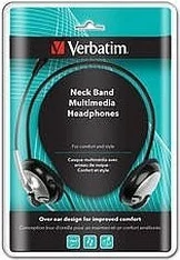 Verbatim multimedia headphone with neck band