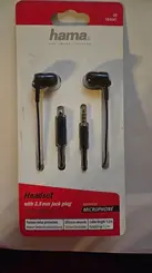 Hama in-ear-stereo headset Basic4Phone black