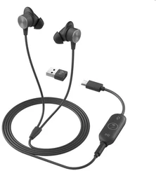 Logitech MSFT Teams zone wired Earbuds graphite