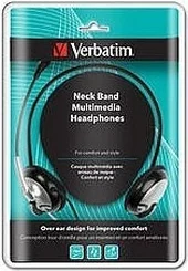 Verbatim multimedia headphone with neck band