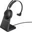 Jabra Evolve2 65 Mono USB-C UC with Charging Stand black