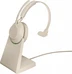 Jabra Evolve2 65 Mono USB-C MS with Charging Stand beige
