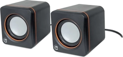 Manhattan 2600 series speaker system black/orange