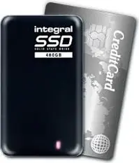 Integral USB-A 3.0 Portable SSD, 120GB, USB-A 3.0