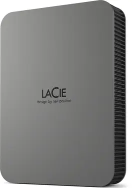 LaCie Mobile Drive Secure, Space Gray, 4TB, USB-C 3.0