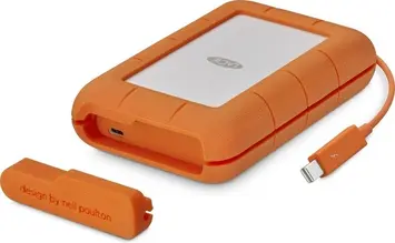 LaCie Rugged Secure +Rescue, 2TB, USB-C 3.0/Thunderbolt 1