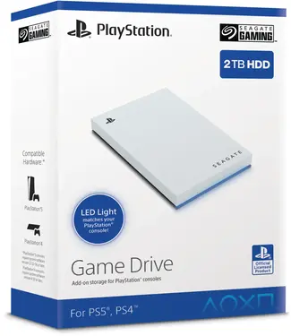 Seagate Game Drive for PlayStation, 2TB, USB 3.0 Micro-B