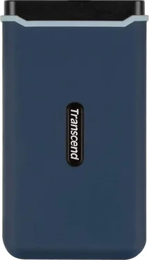Transcend ESD370C Portable SSD, Navy Blue, 500GB, USB-C 3.1