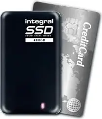 Integral USB-A 3.0 Portable SSD, 120GB, USB-A 3.0