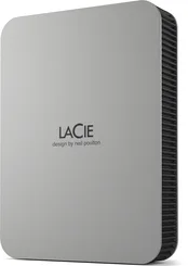 LaCie Mobile Drive V2, Moon Silver, 5TB, USB-C 3.0