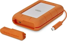 LaCie Rugged Secure, 2TB, +Rescue, USB-C 3.0/Thunderbolt 1 / Mini DisplayPort 1.1a