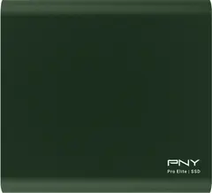 PNY Pro Elite Portable SSD, Dark Green, 500GB, USB-C 3.1