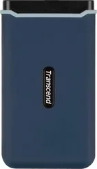 Transcend ESD370C Portable SSD, Navy Blue, 250GB, USB-C 3.1